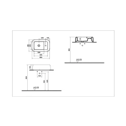 Vitra Liquid 60x40 Cm Yuvarlak Çanak Lavabo 7315B403-0041 Hemen Al