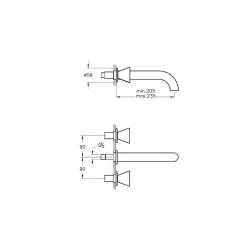 Vitra Liquid Ankastre Lavabo Bataryası A42689 Hemen Al