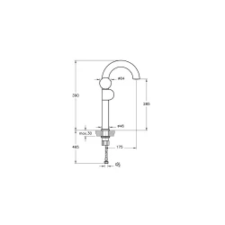 Vitra Liquid Parlak Siyah Yüksek Lavabo Bataryası A4279439 Hemen Al