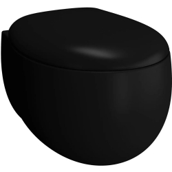Vitra Memoria Mat Siyah Rim-ex Kanalsız Asma Klozet - 5885B483-0559