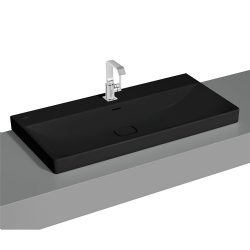 Vitra Metropole 100x47 Cm Mat Siyah Çanak Lavabo 7529B083-0973