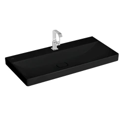 Vitra Metropole 100x47 Cm Mat Siyah Lavabo 7529B083-0041 Hemen Al
