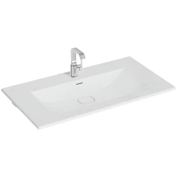 Vitra Metropole 100x53 Cm Mat Beyaz Etajerli Lavabo 7539B001-0001 Hemen Al
