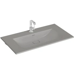 Vitra Metropole 100x53 Cm Mat Taş Gri Etajerli Lavabo 7539B076-0001 Hemen Al