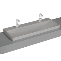 Vitra Metropole 120x47 Cm Mat Taş Gri Çanak Lavabo 7530B076-0937