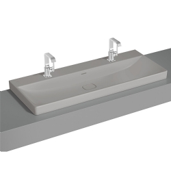 Vitra Metropole 120x47 Cm Mat Taş Gri Çanak Lavabo 7530B076-0973