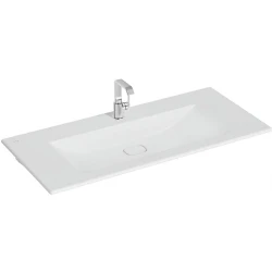 Vitra Metropole 120x53 Cm Mat Beyaz Etajerli Lavabo 7540B001-0001 Hemen Al
