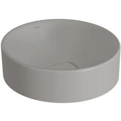 Vitra Metropole 38 Cm Yuvarlak Mat Taş Gri Çanak Lavabo 7542B076-0016