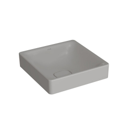 Vitra Metropole 40x40 Cm Kare Mat Taş Gri Çanak Lavabo 7533B076-1398