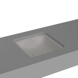 Vitra Metropole 40x40 Cm Kare Mat Taş Gri Tezgahaltı Lavabo 7533B076-1083 Hemen Al