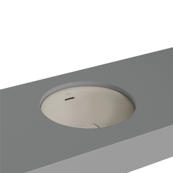 Vitra Metropole 40x40 Cm Yuvarlak Mat Bej Tezgahaltı Lavabo 7532B020-1082