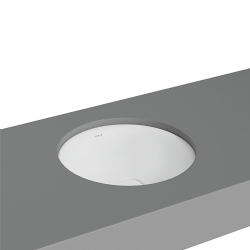 Vitra Metropole 40x40 Cm Yuvarlak Mat Beyaz Tezgahaltı Lavabo 7532B001-1083