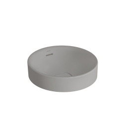 Vitra Metropole 40x40 Cm Yuvarlak Mat Taş Gri Çanak Lavabo 7532B076-0673