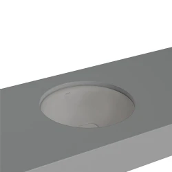 Vitra Metropole 40x40 Cm Yuvarlak Mat Taş Gri Tezgahaltı Lavabo 7532B076-1083 Hemen Al
