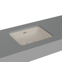 Vitra Metropole 50x40 Cm Dikdörtgen Mat Bej Tezgahaltı Lavabo 7534B020-1082