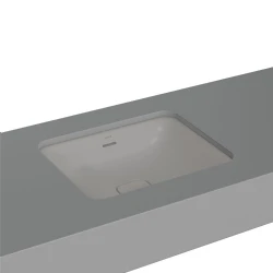 Vitra Metropole 50x40 Cm Dikdörtgen Mat Taş Gri Tezgahaltı Lavabo 7534B076-1082 Hemen Al