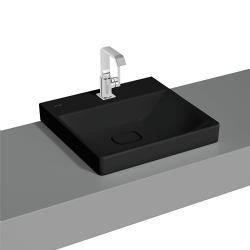 Vitra Metropole 50x47 Cm Mat Siyah Çanak Lavabo 7525B083-0937