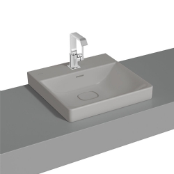 Vitra Metropole 50x47 Cm Mat Taş Gri Çanak Lavabo 7525B076-0973