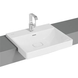 Vitra Metropole 55x47 Cm Yarım Tezgah Lavabo 7531B003-0001