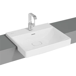 Vitra Metropole 55x47 Cm Yarım Tezgah Lavabo 7531B003-0001 Hemen Al