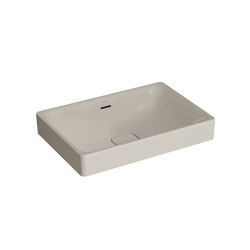 Vitra Metropole 60x40 Cm Dikdörtgen Mat Bej Çanak Lavabo 7535B020-0673