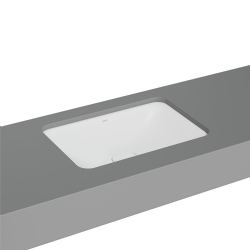 Vitra Metropole 60x40 Cm Dikdörtgen Mat Beyaz Tezgahaltı Lavabo 7535B001-1083