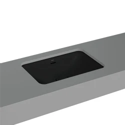 Vitra Metropole 60x40 Cm Dikdörtgen Mat Siyah Tezgahaltı Lavabo 7535B083-1082 Hemen Al