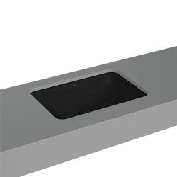 Vitra Metropole 60x40 Cm Dikdörtgen Mat Siyah Tezgahaltı Lavabo 7535B083-1083 Hemen Al