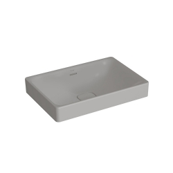 Vitra Metropole 60x40 Cm Dikdörtgen Mat Taş Gri Çanak Lavabo 7535B076-0673