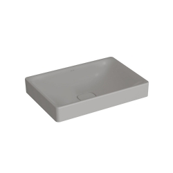 Vitra Metropole 60x40 Cm Dikdörtgen Mat Taş Gri Çanak Lavabo 7535B076-1398