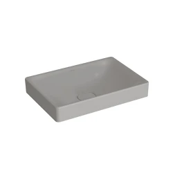 Vitra Metropole 60x40 Cm Dikdörtgen Mat Taş Gri Çanak Lavabo 7535B076-1398 Hemen Al