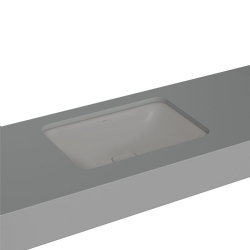 Vitra Metropole 60x40 Cm Dikdörtgen Mat Taş Gri Tezgahaltı Lavabo 7535B076-1083
