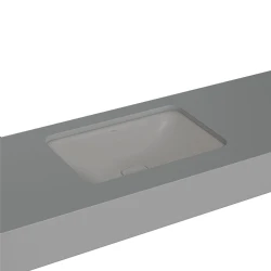 Vitra Metropole 60x40 Cm Dikdörtgen Mat Taş Gri Tezgahaltı Lavabo 7535B076-1083 Hemen Al