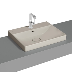 Vitra Metropole 60x47 Cm Mat Bej Çanak Lavabo 7526B020-0973