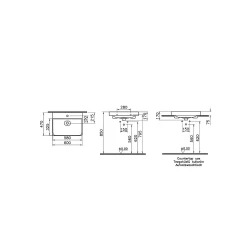 Vitra Metropole 60x47 Cm Mat Bej Çanak Lavabo 7526B020-0973 Hemen Al