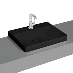 Vitra Metropole 60x47 Cm Mat Siyah Çanak Lavabo 7526B083-0937