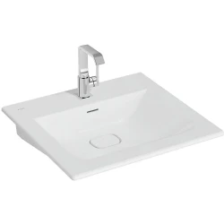 Vitra Metropole 60x53 Cm Mat Beyaz Etajerli Lavabo 7537B001-0001 Hemen Al