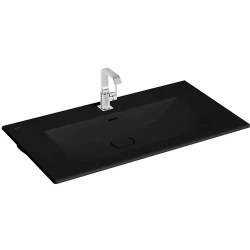 Vitra Metropole 100x53 Cm Mat Siyah Etajerli Lavabo 7539B083-0001 Hemen Al