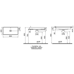Vitra Metropole 80x40 Cm Dikdörtgen Mat Siyah Çanak Lavabo 7536B083-0673 Hemen Al
