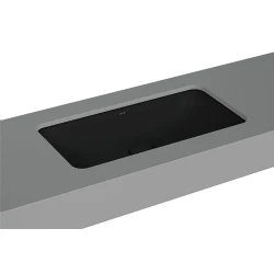 Vitra Metropole 80x40 Cm Dikdörtgen Mat Siyah Tezgahaltı Lavabo 7536B083-1083 Hemen Al