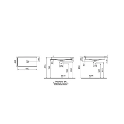 Vitra Metropole 80x40 Cm Dikdörtgen Mat Taş Gri Çanak Lavabo 7536B076-1398 Hemen Al