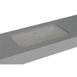 Vitra Metropole 80x40 Cm Dikdörtgen Mat Taş Gri Tezgahaltı Lavabo 7536B076-1082