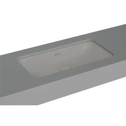 Vitra Metropole 80x40 Cm Dikdörtgen Mat Taş Gri Tezgahaltı Lavabo 7536B076-1082 Hemen Al