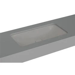 Vitra Metropole 80x40 Cm Dikdörtgen Mat Taş Gri Tezgahaltı Lavabo 7536B076-1083 Hemen Al