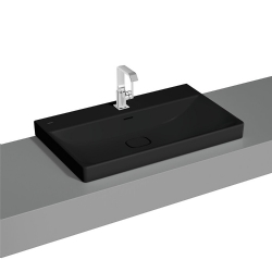 Vitra Metropole 80x47 Cm Mat Siyah Çanak Lavabo 7527B083-0973