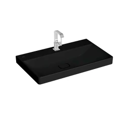 Vitra Metropole 80x47 Cm Mat Siyah Lavabo 7527B083-0041 Hemen Al