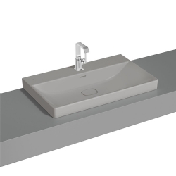 Vitra Metropole 80x47 Cm Mat Taş Gri Çanak Lavabo 7527B076-0973