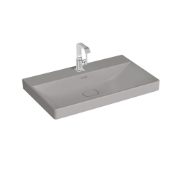 Vitra Metropole 80x47 Cm Mat Taş Gri Lavabo 7527B076-0001