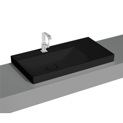 Vitra Metropole 90x47 Cm Mat Siyah Çanak Lavabo 7528B083-0937