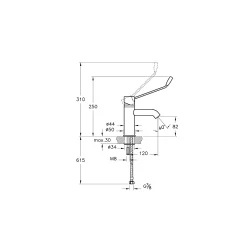 Vitra Minimax S Lavabo Bataryası A42312STA Hemen Al